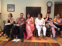 New Lynn Coalition stategy session participants, with Spanish interpreter